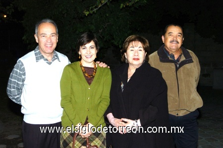 25112008
Luis Enrique y Soledad Hernández, Francisco y Yolanda Porragas.