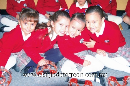 Paulina González, Cristyna Romero, Alejandra Wong y Paola Becerra.