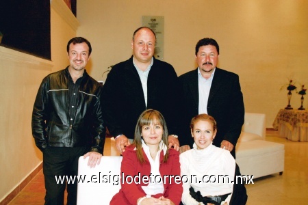 Valery Picasso, Coco Muñoz, Ricardo Quintanar, Ramón Jaramillo y Juan Antonio de Alba.