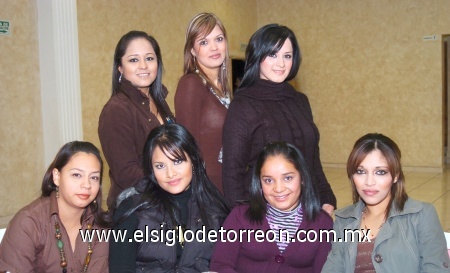 21122008
Drina Azpilcueta, Liliana García, Claudia Favela, Vicky Martínez, Diana Mota, Karla Muñoz y Yazmín Martell.