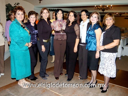 28122008
Mague Salcido, Lety Cruz, Norma Quiroz, Rocío Arizpe, Martha García, Mary Barrios, Luz Araujo y Eva Medina.
