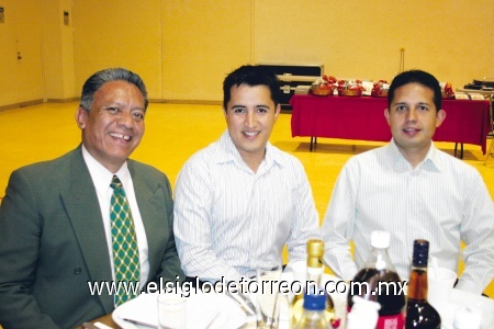Ricardo Alonso, Guillermo García y Mario Marín.