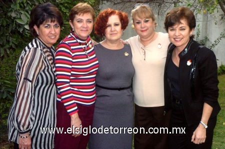 05012008
Silvia Ayup, Silvia García, Laura Rodríguez, Donna Reed y Rosalinda Ayup.