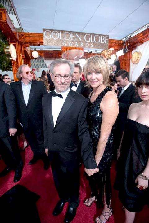 Steven Spielberg y su esposa, la actriz estadounidense Kate Capshaw.