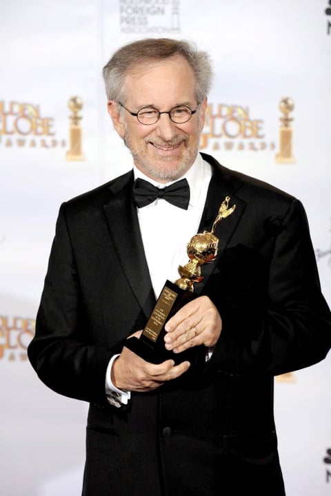 El premio Cecil B. Demille a los logros de una vida fue para el cineasta Steven Spielberg.