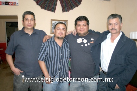 08012009
Óscar López, Alejandro Aguilar, César  y Baltazar del Río