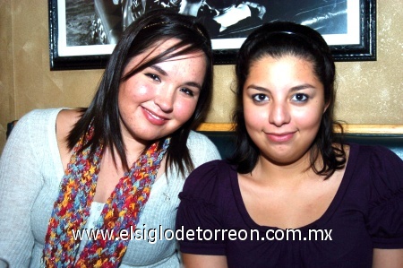 13012008
Mavhis Mendoza y Mariana Alemán.