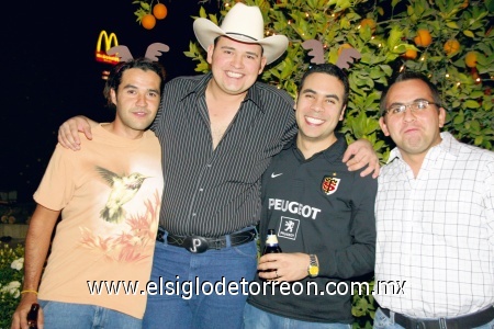 Prax Cavalera, Polito Hamdan, Pedro Hernández y Miguel Landeros.