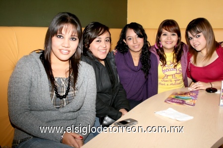 10012009
Mayté Beltrán, Gorety Hernández, Yolanda Dávila, Fátima Ojeda y Denise Calvillo