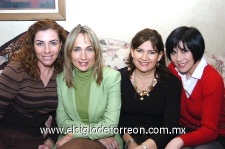 26012009
Lorena Rodríguez, Carmen Rodríguez de Hermosillo, Luly Alvarado y Magda Gallardo.