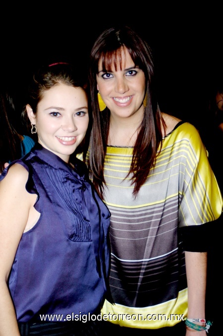 28012009
Aracely Martínez y Luly Gallegos, se la pasaron contentas