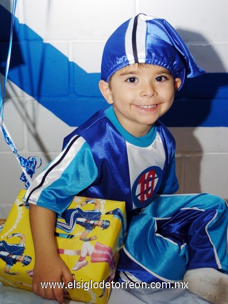 01022009  Santiago Ibarra cumplió cuatro años.