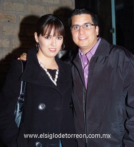 02022009 Selene González y Jorge del Bosque.