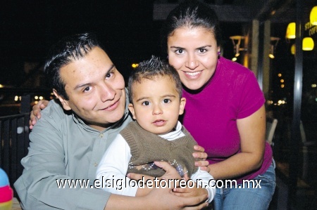 08022009 Federico Ramos, Sebastián Ramírez y Ely Ramírez.