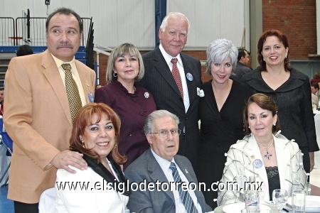 Oli Álvarez de Hernández, Guilebaldo Orozco FSC, Yeye Romo, Jesús Hernández Castañeda, Carmen Villarreal de Chamut, Manuel Padilla FSC, Mavisa Rodríguez Garza y Gloria López Negrete.