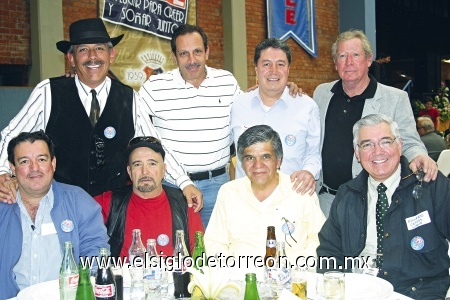 Antonio Marroquín, Carlos Weber, Luis Izaguirre y Guillermo Ortega.