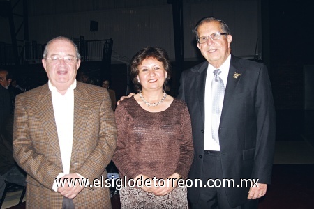 Joaquín Echávez, Alejandro Bursow y María Martínez de Aldana.