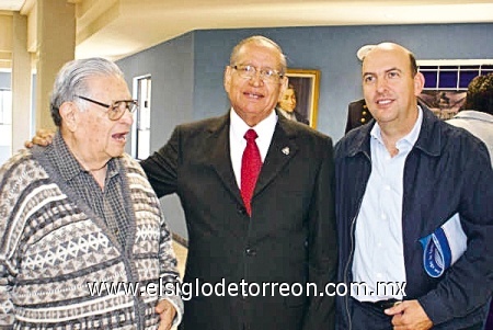 Dr. Pascual Hernández, Dr. José Cervantes y Javier Garza Suárez.