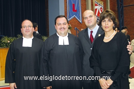 Misa Solemne 
Hno. Luis Arturo Dávila de León, Hno. Héctor Ramírez Alanís, Arturo Ávalos Longoria y Silvia Espinoza de Ávalos.