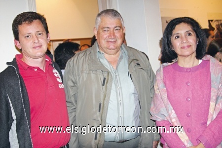 César Atiyeh, Salomón Atiyeh y Tere Diaz.