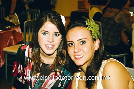 Bárbara Martínez y Andrea Monroy.