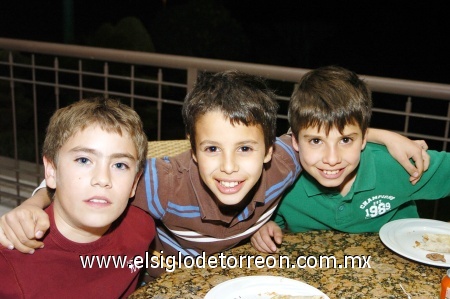 18022009 Alberto Valdez, Jaime Giacomán y Andrés Giacomán.