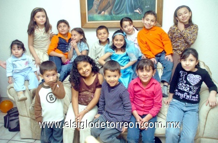 19022009 Una merienda tuvo con motivo de su sexto cumpleaños, Paulina Gamboa Mercado.