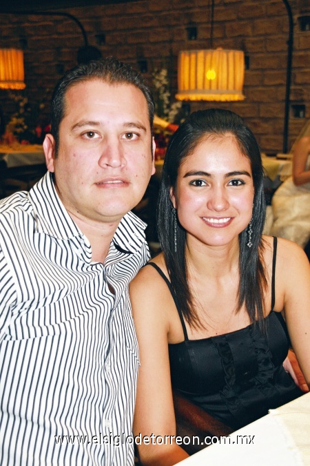 Ulises Romero y Laura Medina.