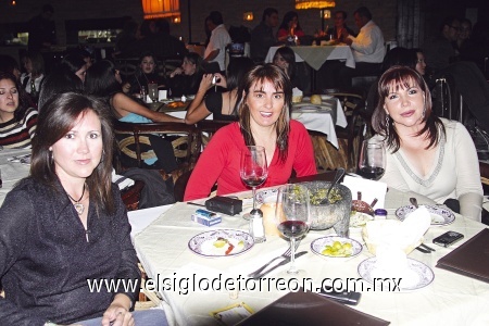 Iliana Portilla, Mónica Diez y Elena Rodríguez.