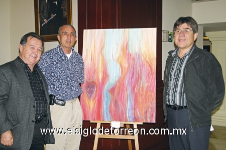 Omar Gutiérrez, Carlos Santos y Juan Antonio Sifuentes