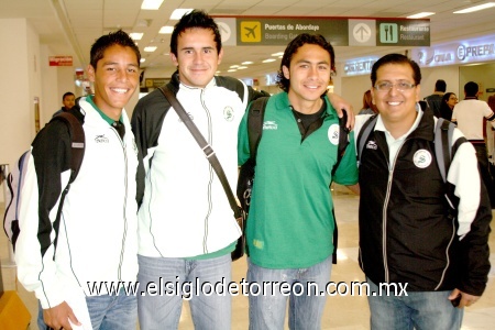 06032009 Édgar Sáenz, Agustín Herrera, Rivelino Monárrez y Diego Esqueda.