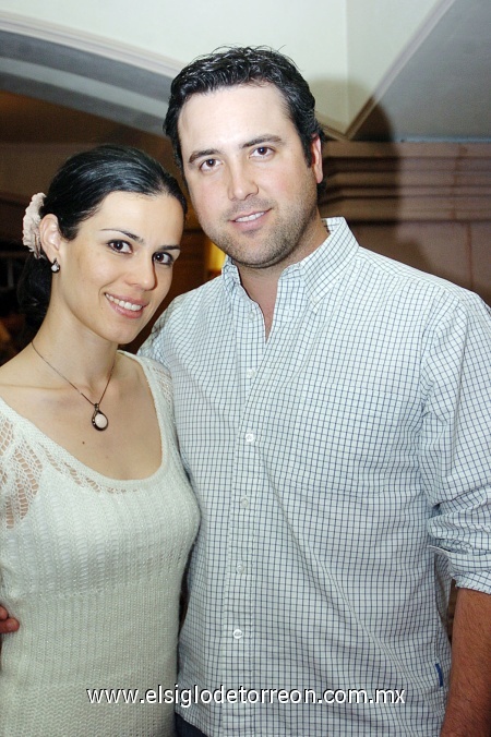 14032009 Elena Sáenz Gutiérrez y Luis Alfonso Mendoza Gómez.