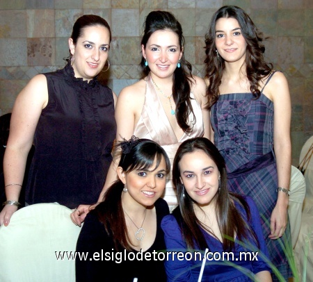 17032009 Miriam Zarzar, Viridiana González, Nuria Murra, Mariana Fernández y Daniela Vega.
