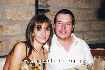 Perla Jáuregui y Antonio Balbín.