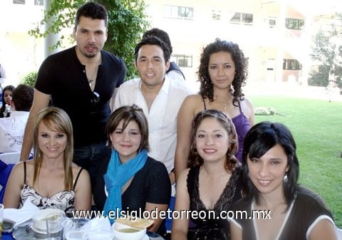 25032009 Luis Ibarra, Héctor Ramírez, Claudia Espinoza, Haydeé Rodríguez, Ruth Llamas, Gaby Ortiz y Adriana Vargas.