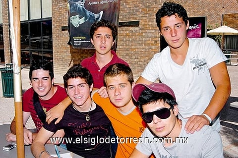 29032009 Paco Torres, Paco Gutiérrez, Fiyo Castil, Miguel Uribe, Pirn Lambarri y Alberto Huerta.