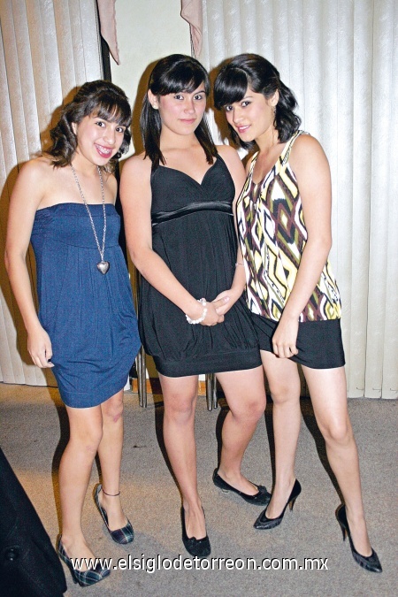 Marien de la Torre, Blanca Félix y Daniela García.