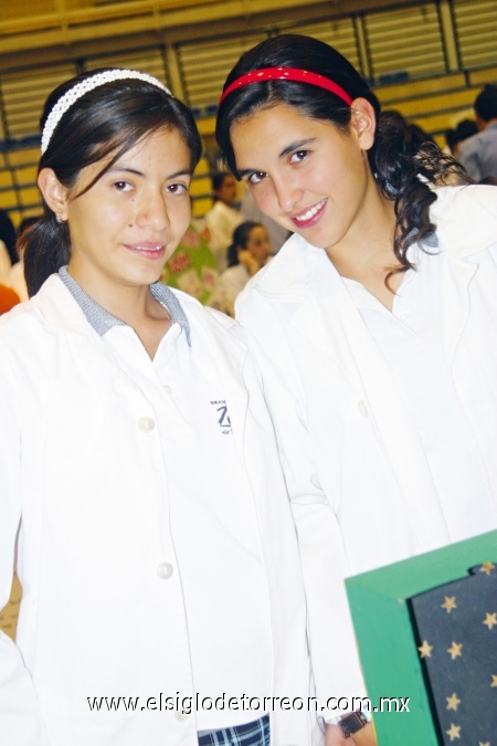 Fhara Alemán y Susana Mourey.