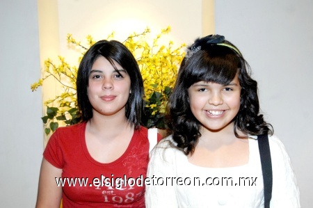 05042009 Mariana de la Toba y María del Roble.