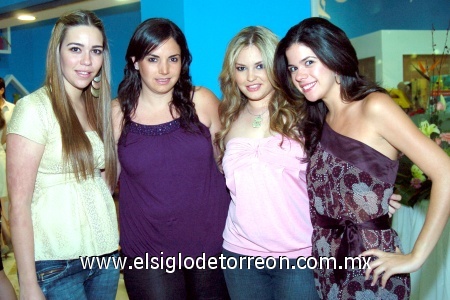 09042009 Mariana Sánchez, Regina Ortiz, Ana Isabel Marcos y María Rosa Martínez.