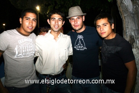 17042009 Edmundo Rangel,Adolfo Villar, David Velazco y José Luis Orozco.