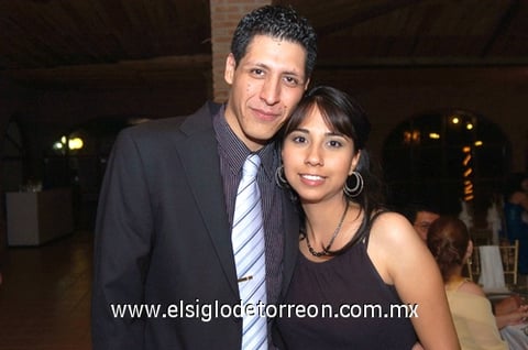 03052009 Gloria Moreno, Igor Pardo, Dalia Silva y Tony Moreno, en la recepción de boda.