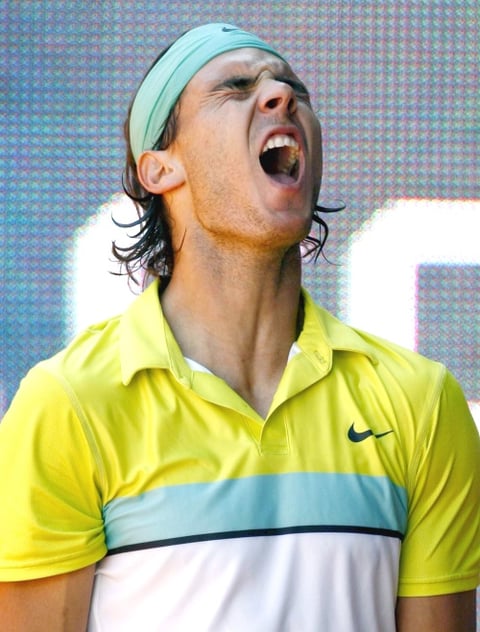 El español había necesitado cuatro horas y tres minutos para deshacerse del serbio Novak Djokovic en las semifinales, después de levantar tres bolas de partido, y evidentemente notó el desgaste.