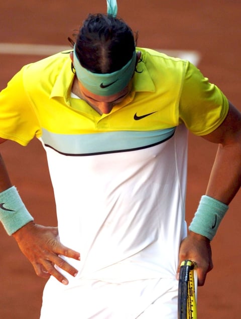 Nadal no perdía sobre tierra batida desde la segunda ronda del torneo de Roma, el 7 de mayo del pasado año, contra su compatriota Juan Carlos Ferrero.