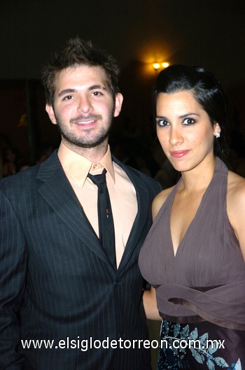 25052009 Fernando Gallegos y Adriana Díaz Flores.