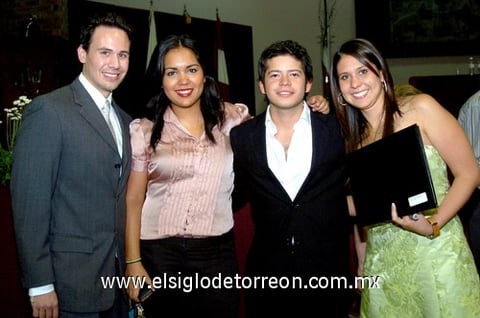 06062009 Alejandro González, Karla González, Alfredo González y Arely González.