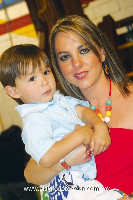 Sofía de Marcos y su hijo Jorge.