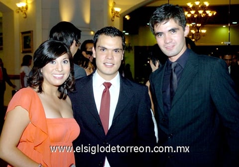 09062009 Diana Luna, Francisco Torres y Miguel Dávila.