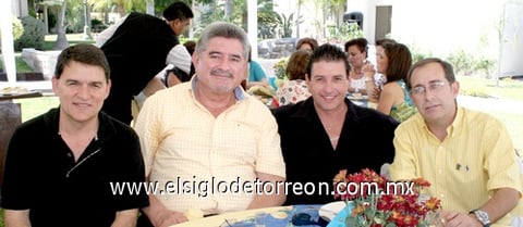 11062009 Fernando Marroquín, Fernando González, Faruk Sabag y Carlos Fernández.
