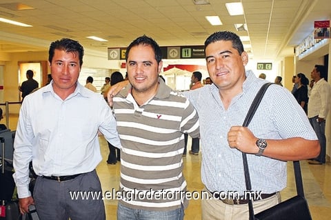 13062009 Enrique Herrera, Adán Lara y Jorge Gama.